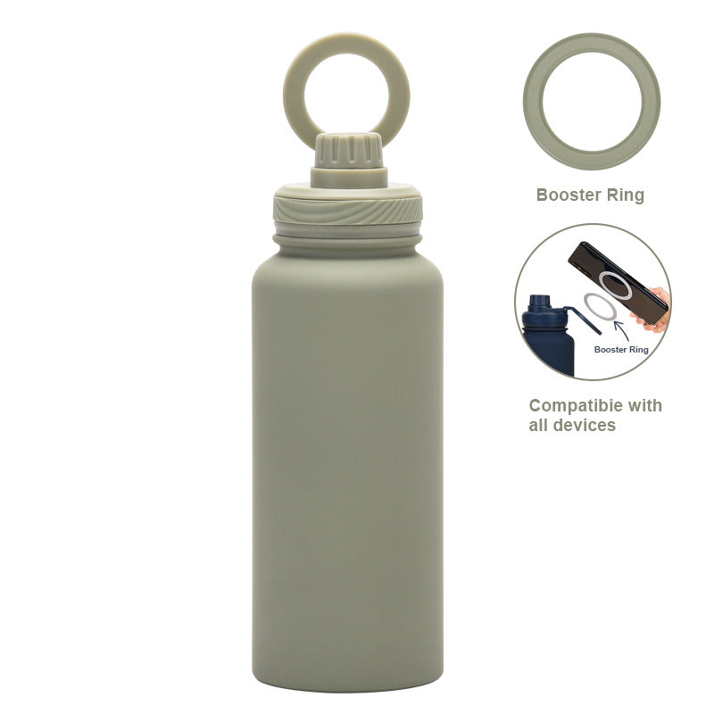 Insulated Water Bottle w/Mag Phone Bracket