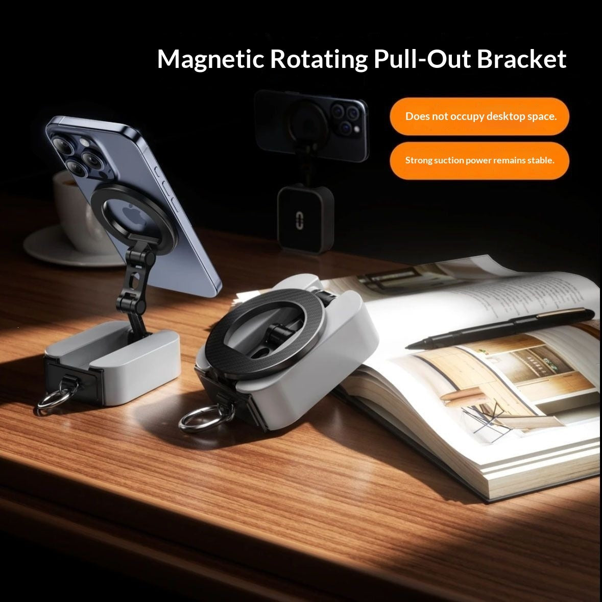 360° Swivel Compact Phone Holder
