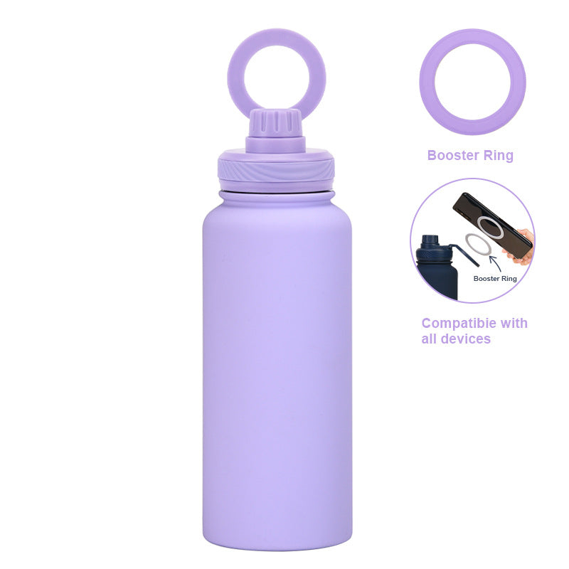 Insulated Water Bottle w/Mag Phone Bracket