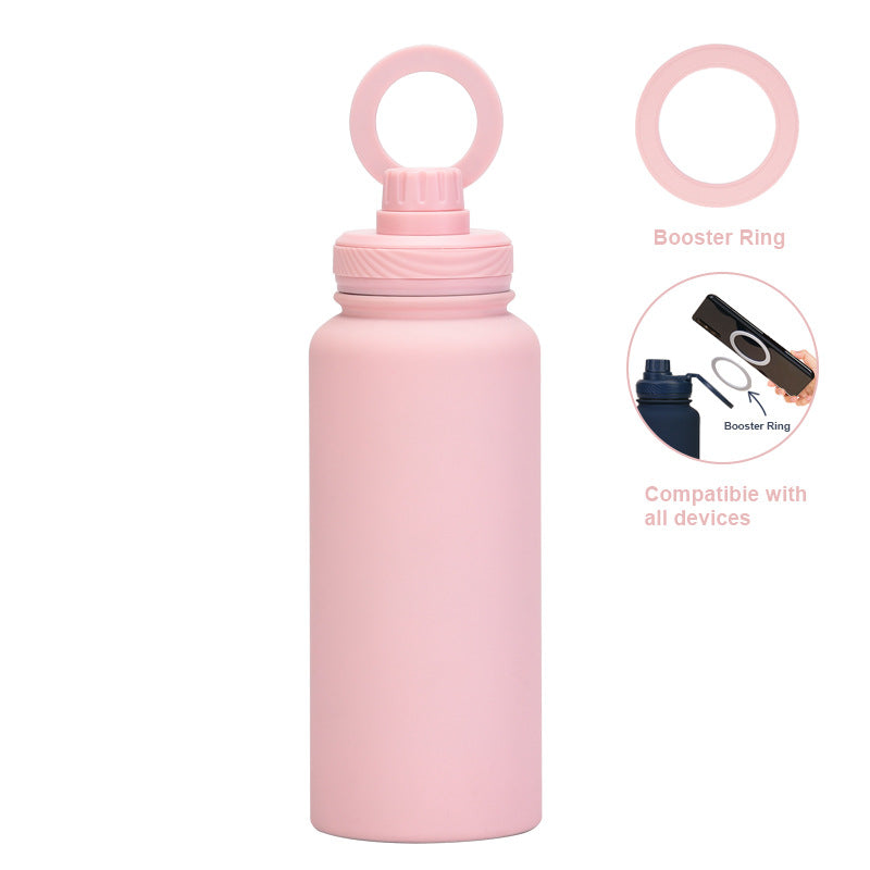 Insulated Water Bottle w/Mag Phone Bracket