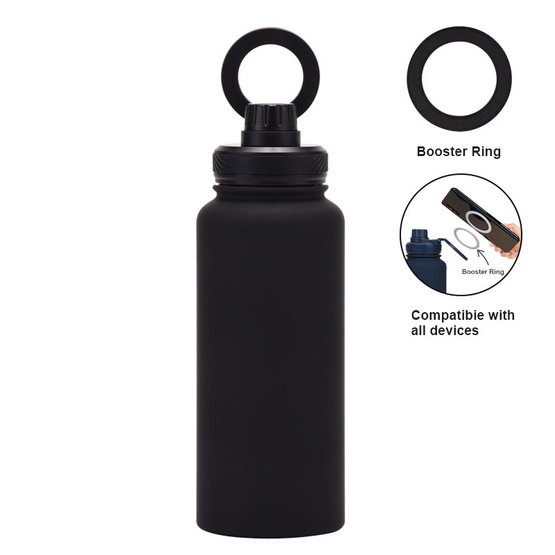 Insulated Water Bottle w/Mag Phone Bracket