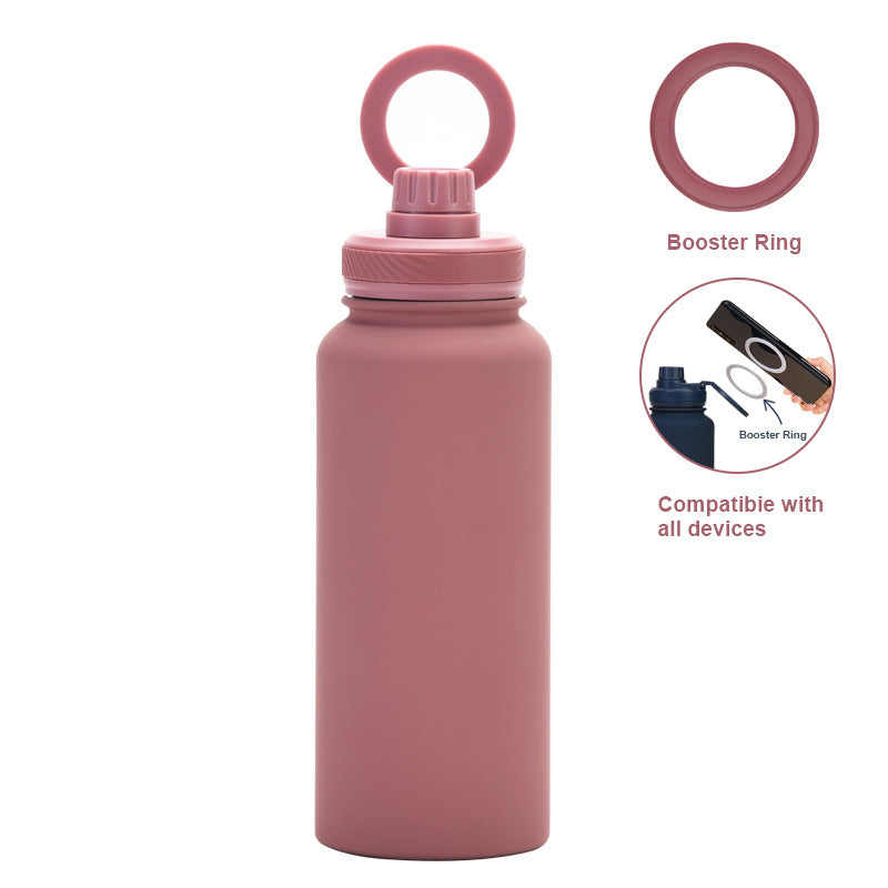 Insulated Water Bottle w/Mag Phone Bracket