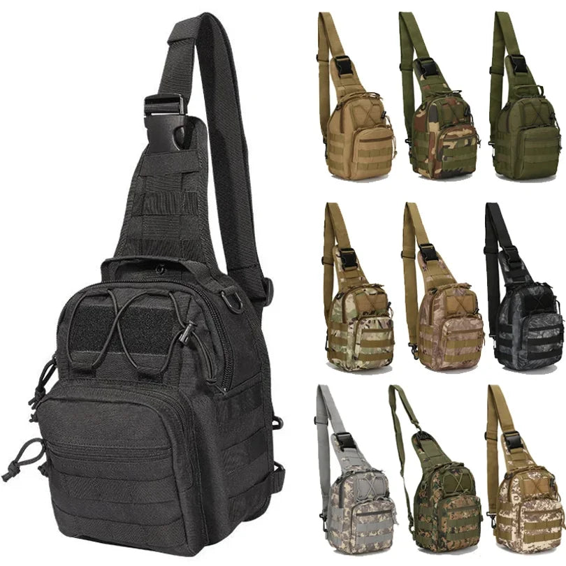 Tactical Shoulder Chest Bag Rover EDC Outdoor CCW Sling Bag Waterproof Hiking Camping Pack Hunting Concealed Range Bag Wholesale
